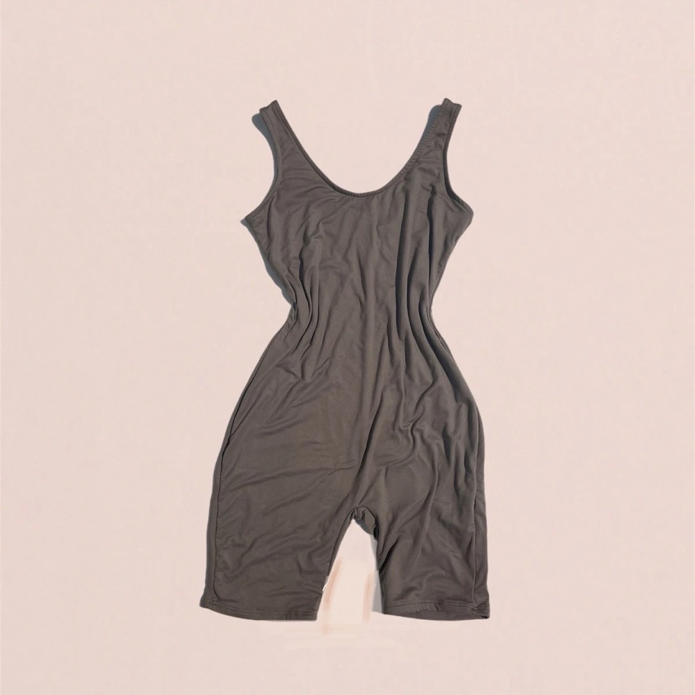 Basic-ally Tank Romper Mushroom S